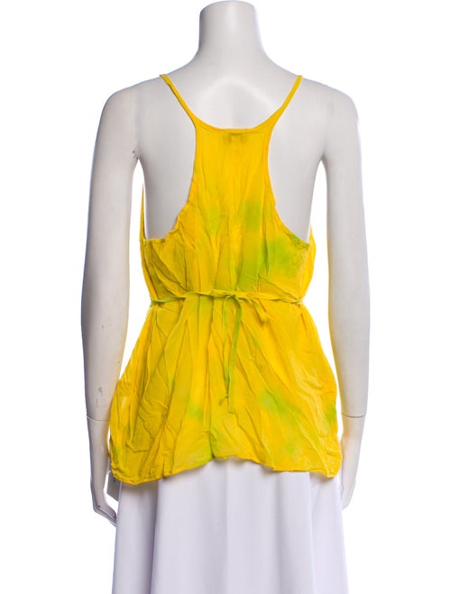 The People Of The Labyrinths Silk Printed Top