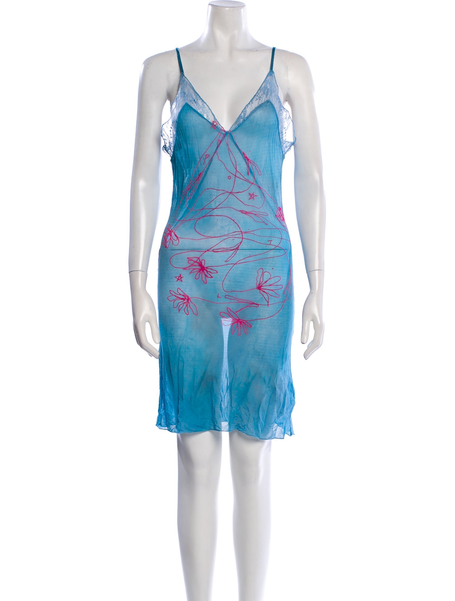 The People Of The Labyrinths Silk Mini Dress
