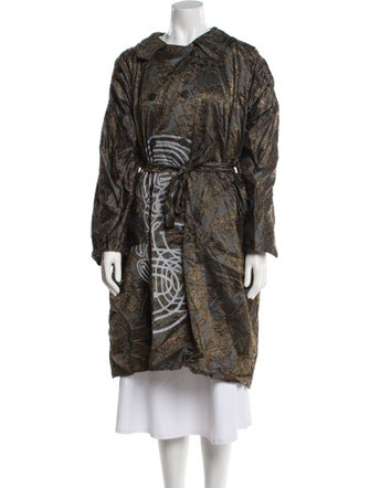 The People Of The Labyrinths Printed Coat