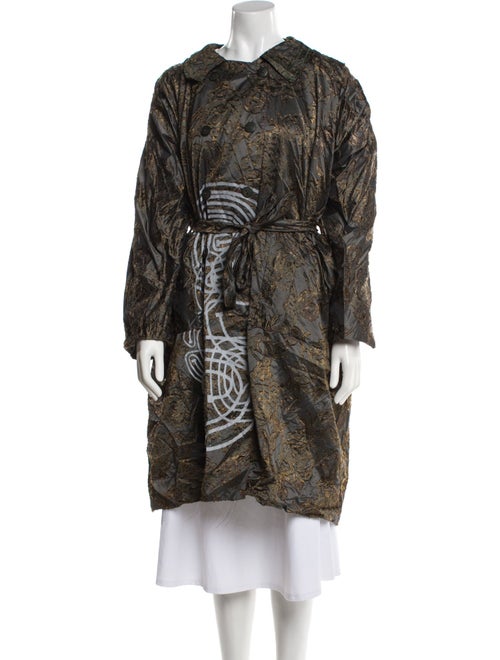 The People Of The Labyrinths Printed Coat