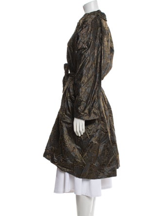 The People Of The Labyrinths Printed Coat