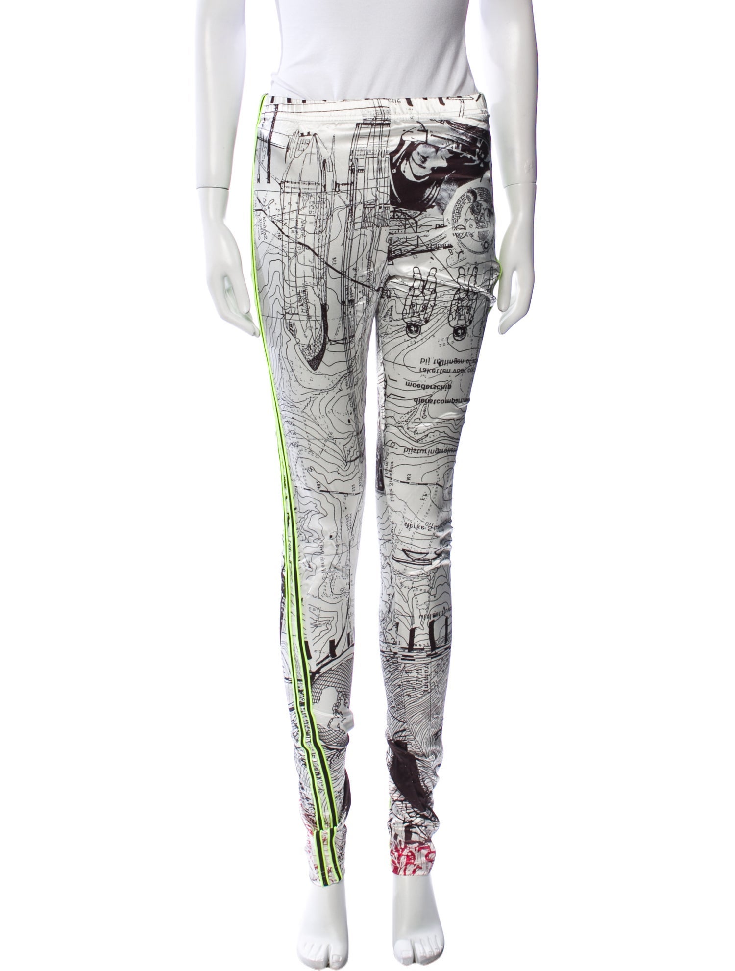 The People Of The Labyrinths Printed Skinny Leg Pants