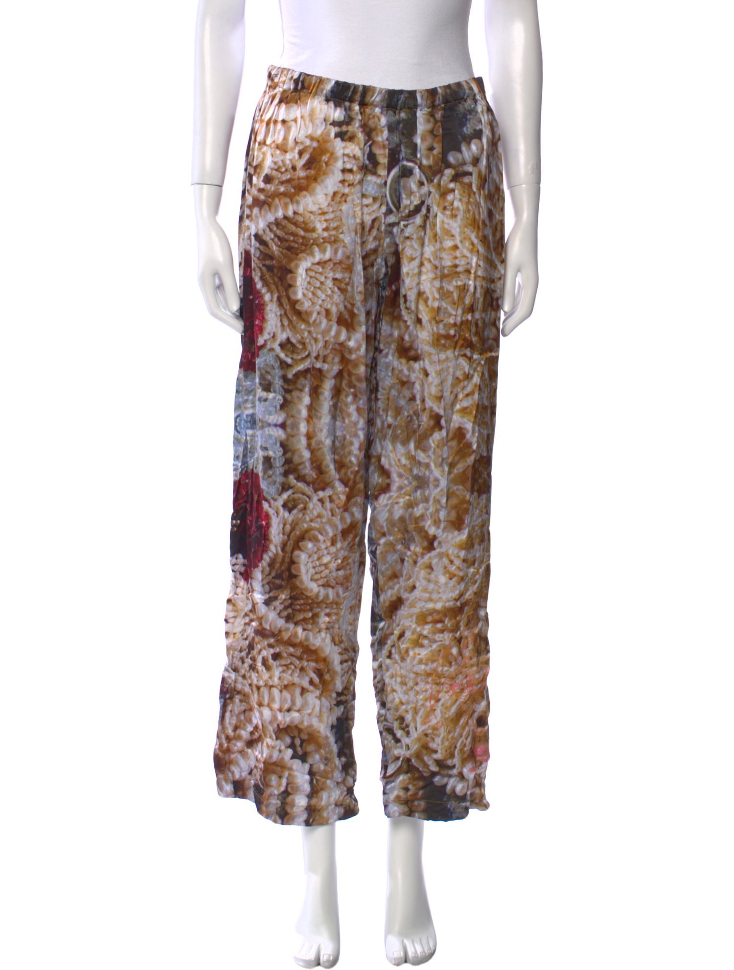 The People Of The Labyrinths Printed Wide Leg Pants
