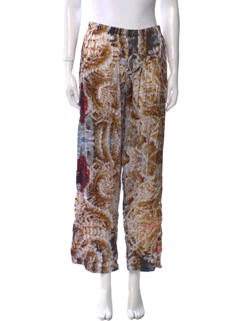 The People Of The Labyrinths Printed Wide Leg Pants