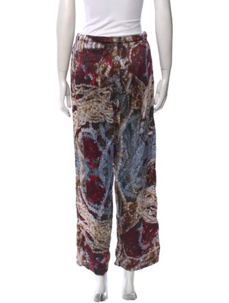 The People Of The Labyrinths Printed Wide Leg Pants