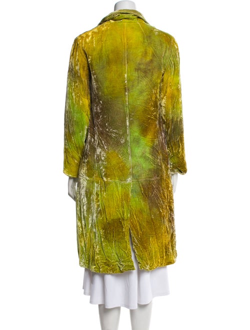 The People Of The Labyrinths Velvet Printed Coat