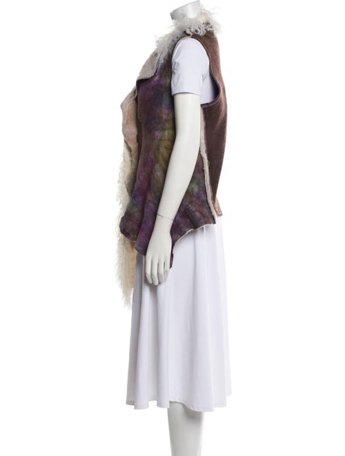 The People Of The Labyrinths Shearling Printed Fur Jacket