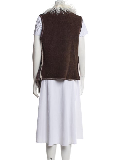 The People Of The Labyrinths Shearling Printed Fur Jacket