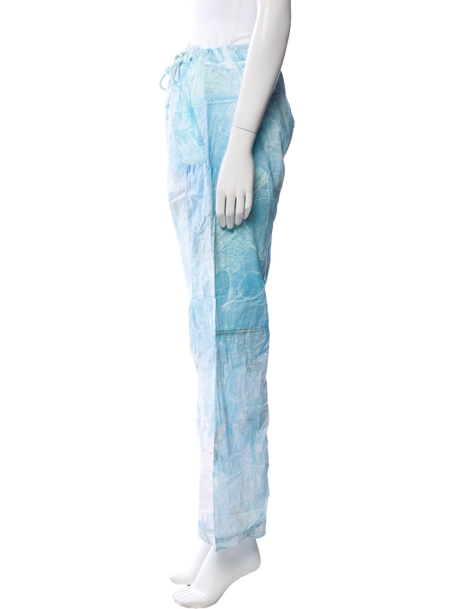 The People Of The Labyrinths Tie-Dye Print Wide Leg Pants