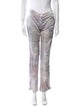 The People Of The Labyrinths Silk Straight Leg Pants