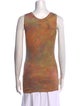 The People Of The Labyrinths Silk Printed Top