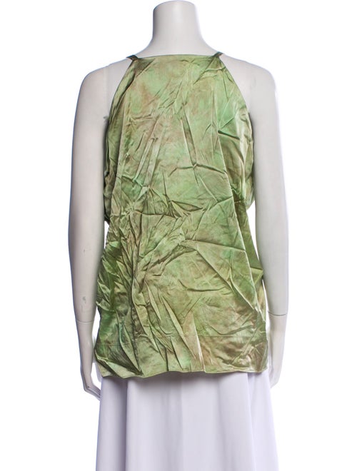 The People Of The Labyrinths Silk Printed Top