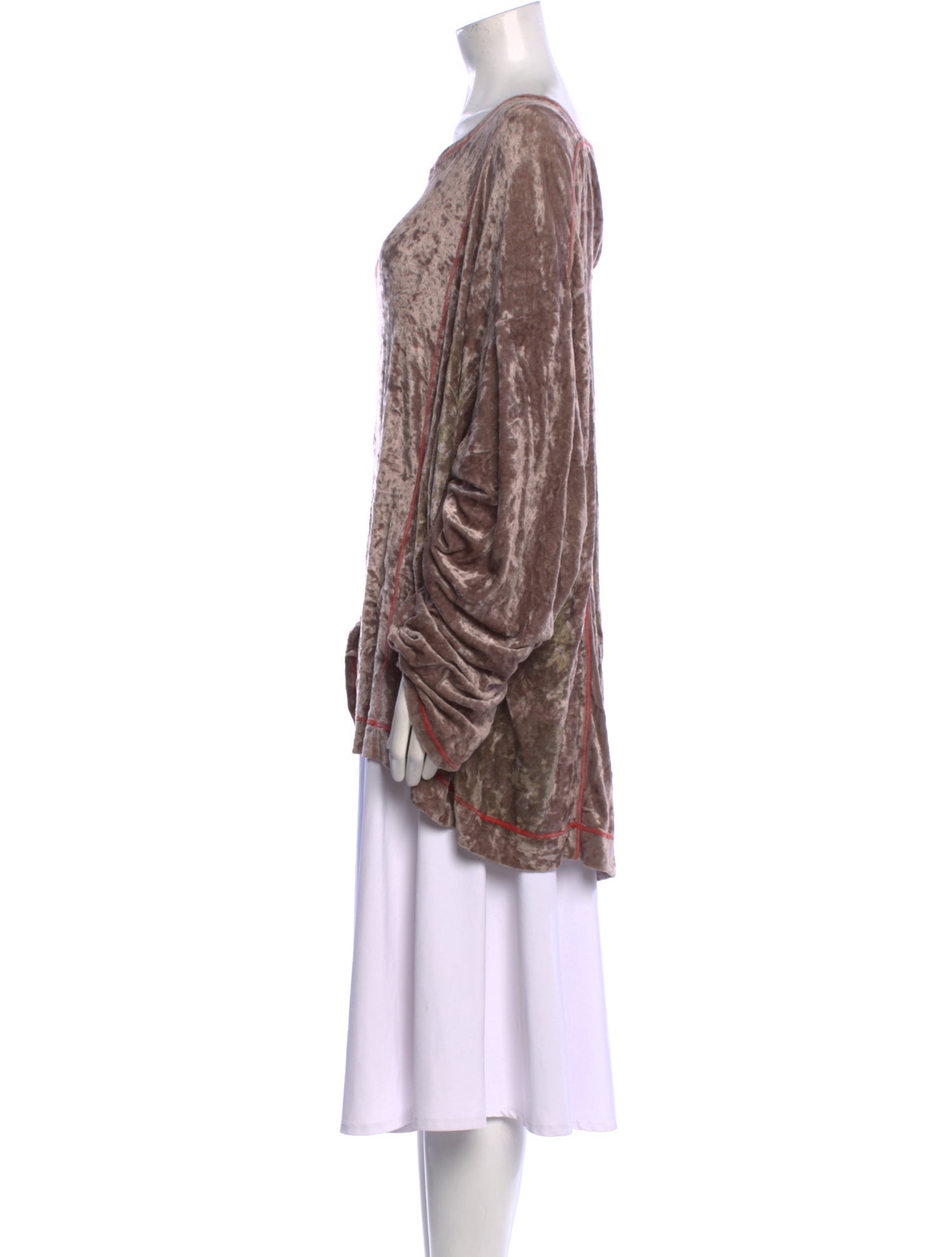 The People Of The Labyrinths Printed Bateau Neckline Tunic