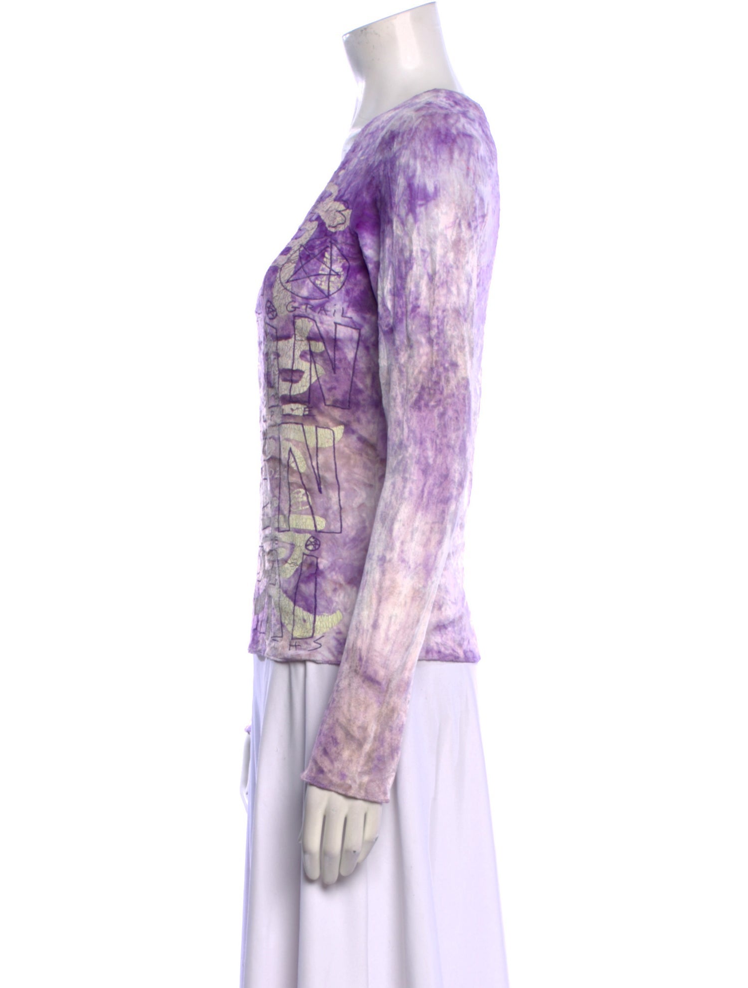 The People Of The Labyrinths Printed Scoop Neck T-Shirt