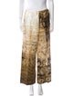 The People Of The Labyrinths Silk Wide Leg Pants