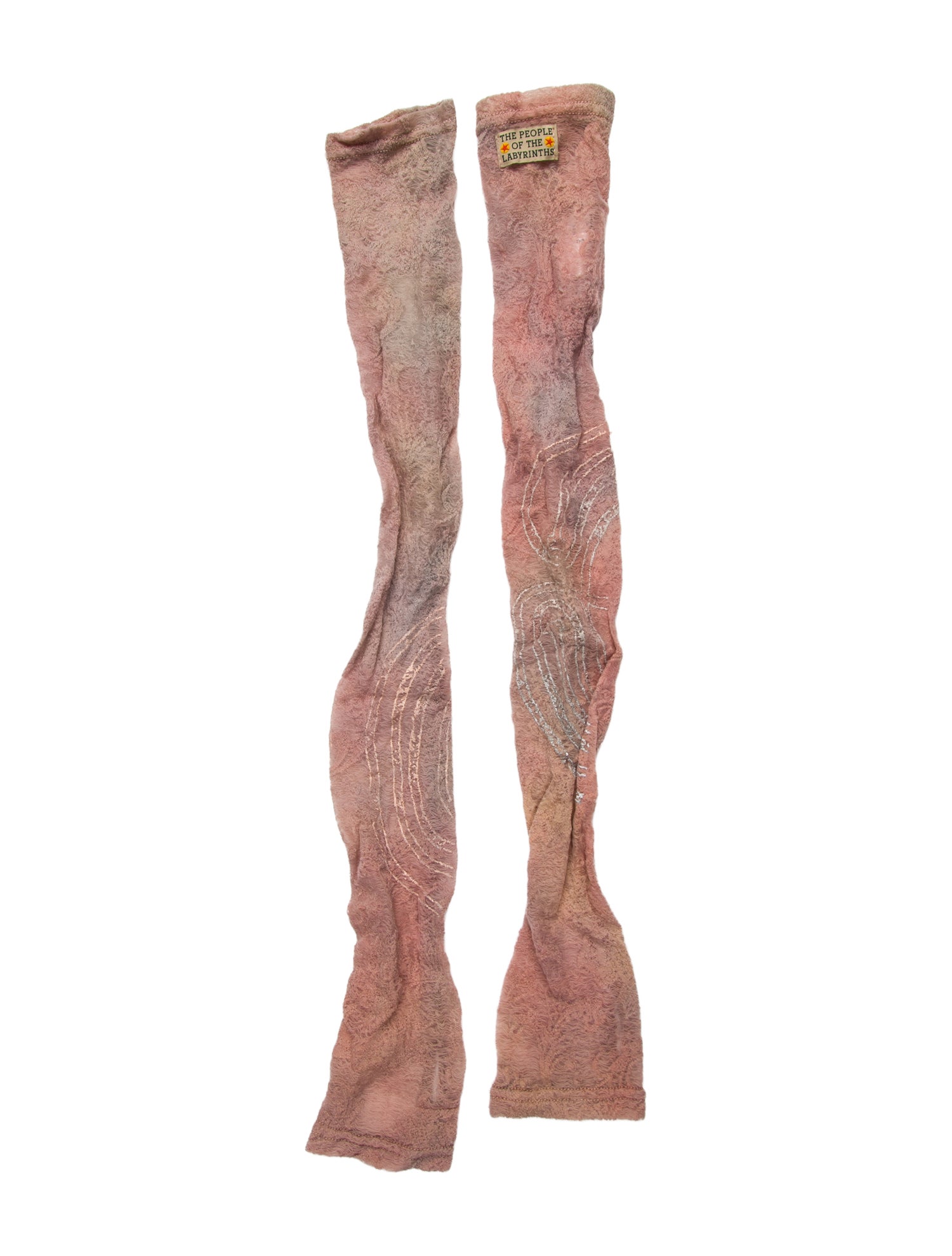The People Of The Labyrinths Printed Arm Warmers