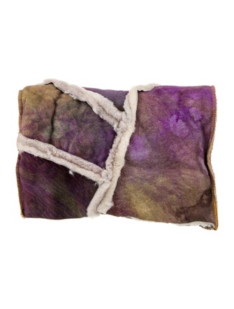 The People Of The Labyrinths Shearling Messenger Bag