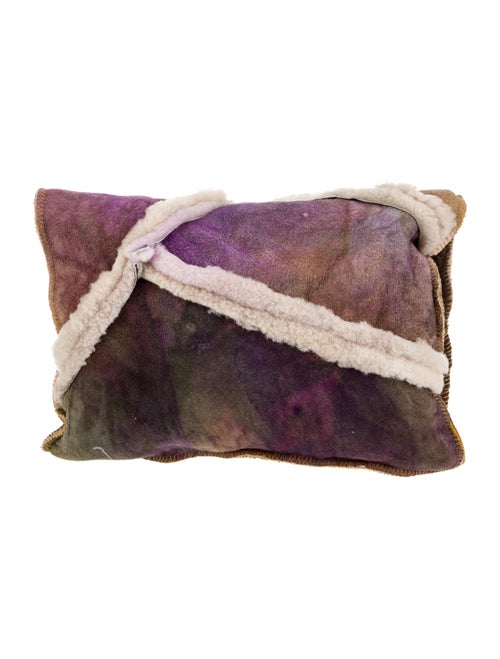 The People Of The Labyrinths Shearling Messenger Bag