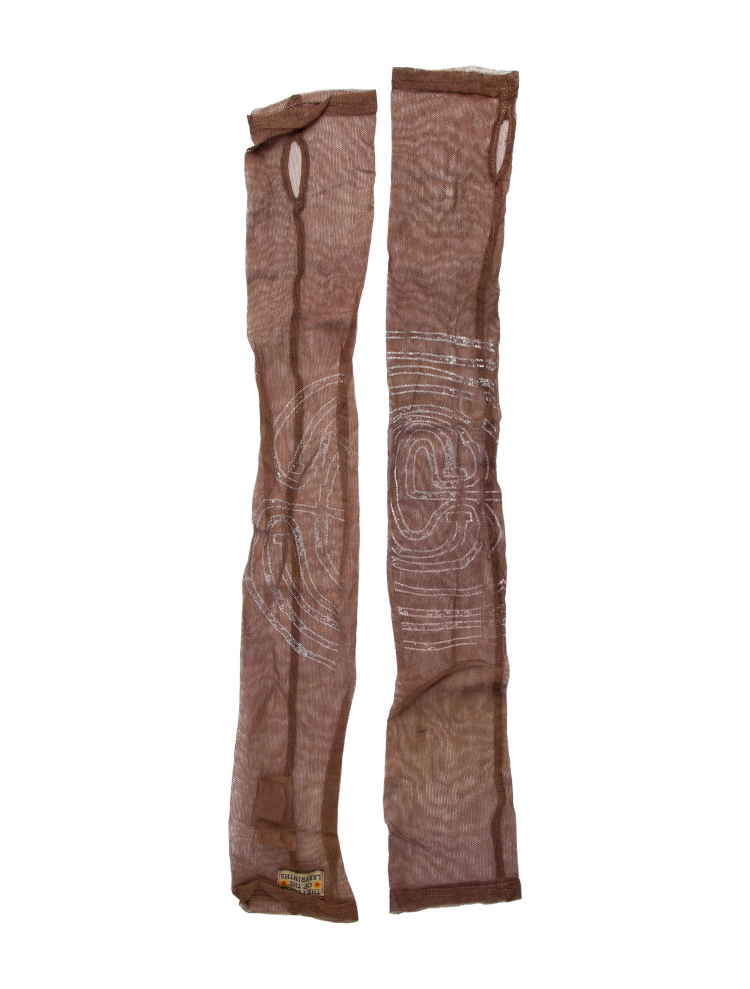 The People Of The Labyrinths Mesh Arm Warmers