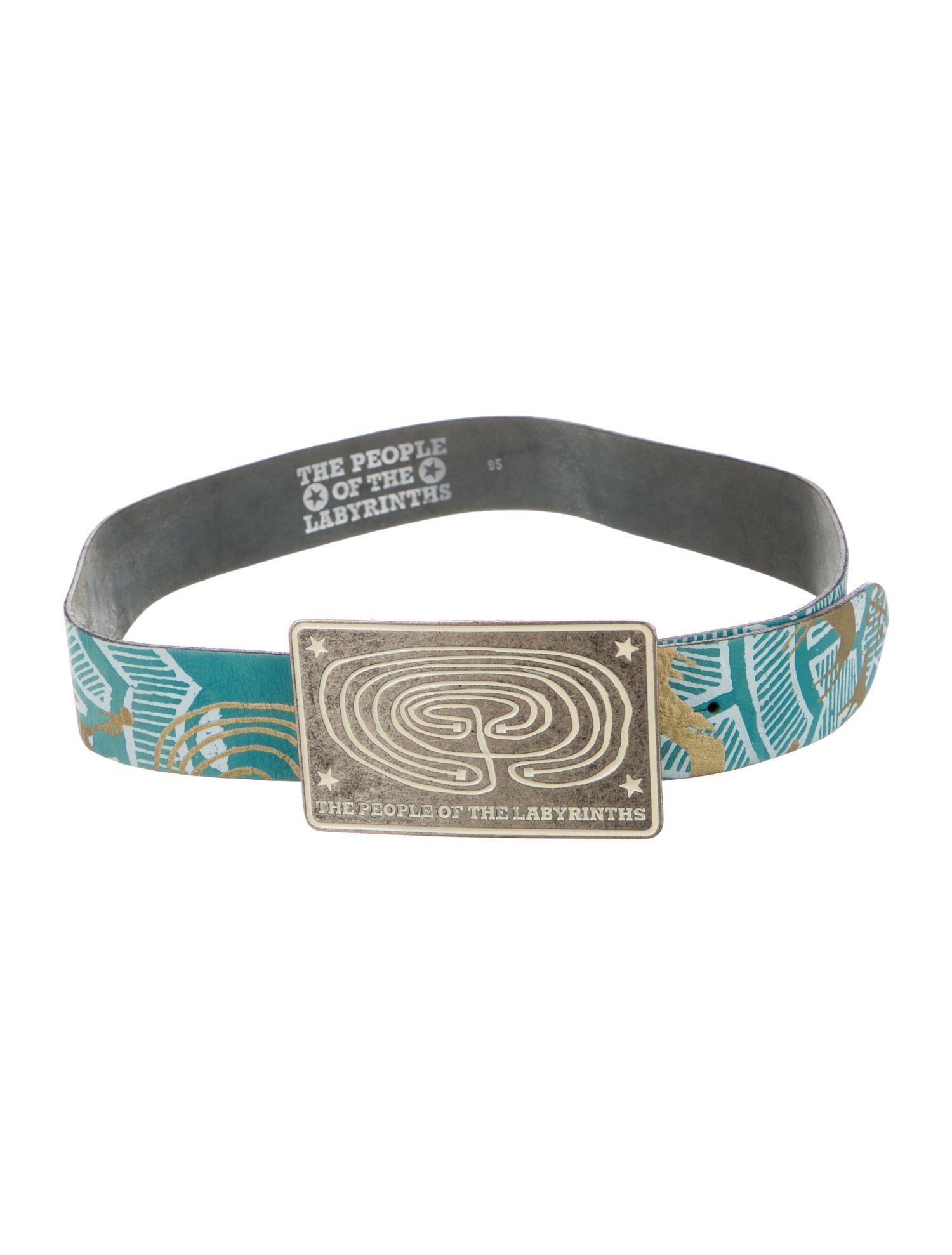 The People Of The Labyrinths Leather Waist Belt