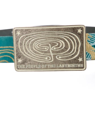 The People Of The Labyrinths Leather Waist Belt