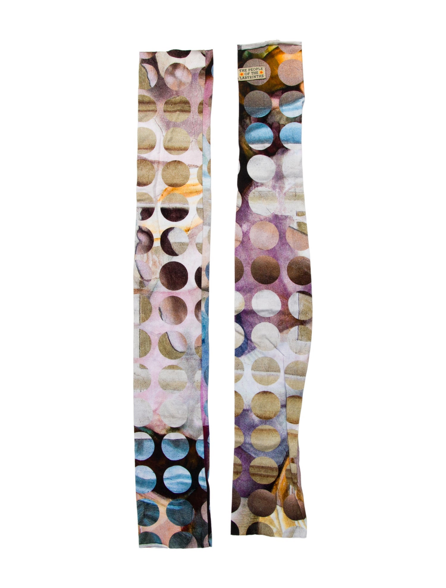 The People Of The Labyrinths Printed Arm Warmers