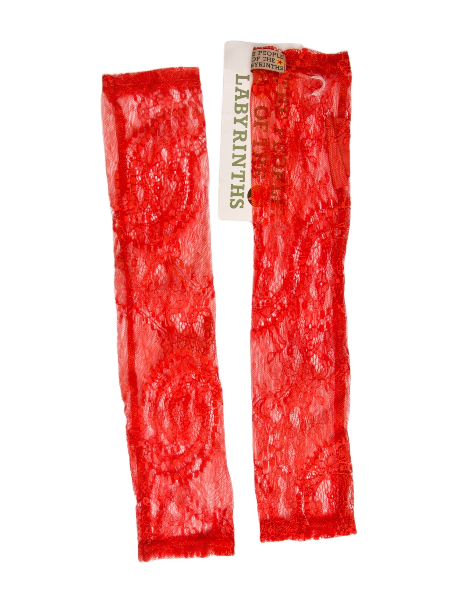The People Of The Labyrinths Lace Trim Arm Sleeve w/Tags