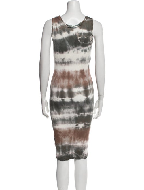 The People Of The Labyrinths Silk Midi Length Dress