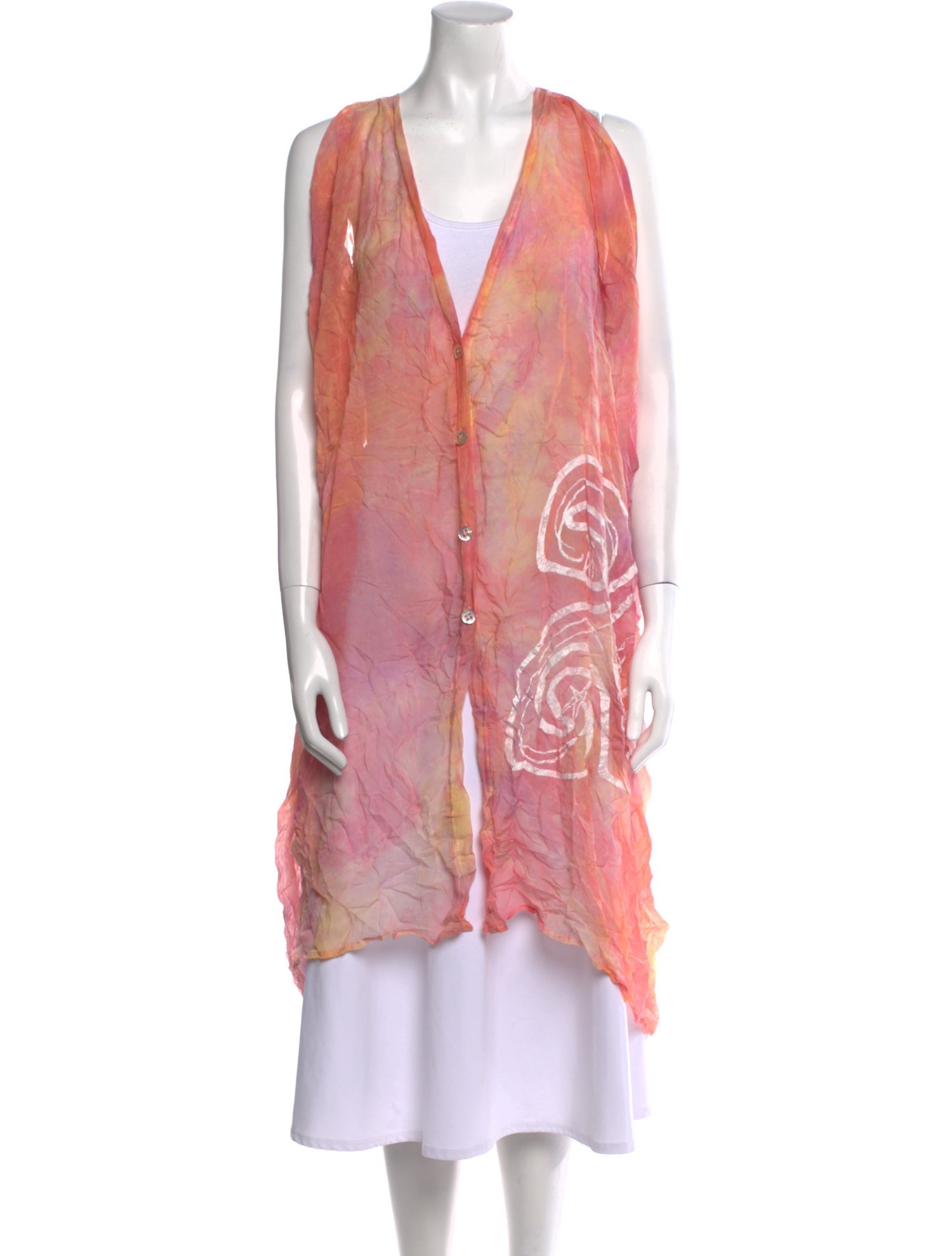 The People Of The Labyrinths Silk Knee-Length Dress