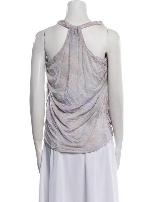 The People Of The Labyrinths Printed Scoop Neck Top