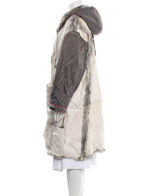 The People Of The Labyrinths Colorblock Pattern Coat