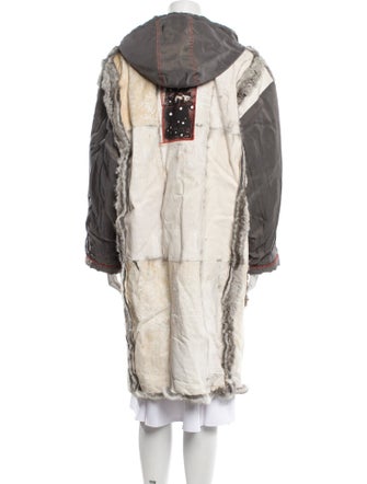 The People Of The Labyrinths Colorblock Pattern Coat