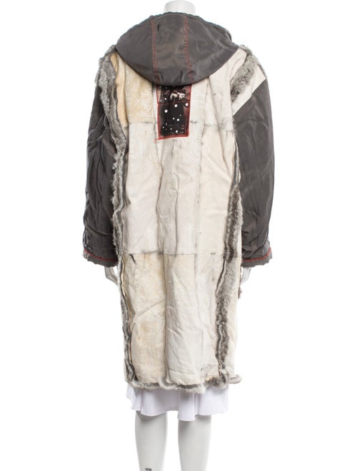 The People Of The Labyrinths Colorblock Pattern Coat