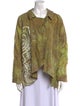 The People Of The Labyrinths Linen Printed Blouse