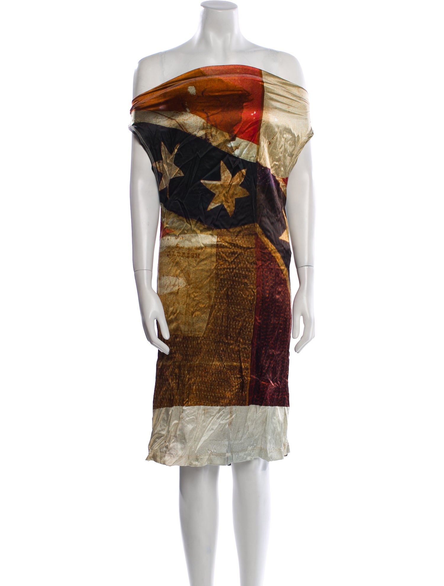 The People Of The Labyrinths Printed Mini Dress w/ Tags