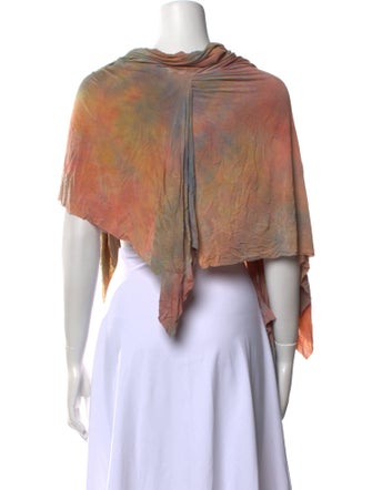 The People Of The Labyrinths Cowl Neck Short Sleeve Crop Top