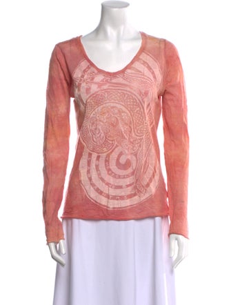 The People Of The Labyrinths Wool Printed Top