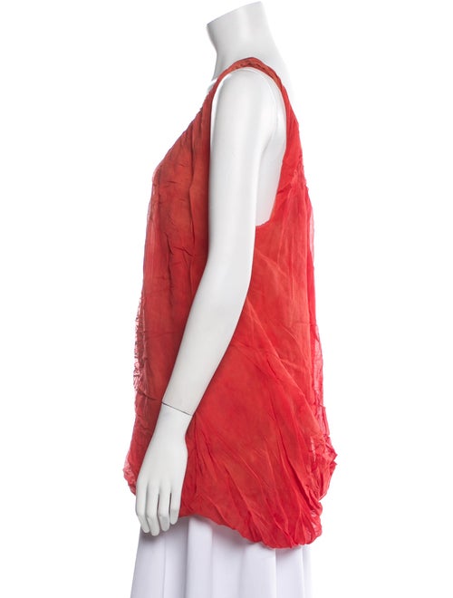 The People Of The Labyrinths Silk Scoop Neck Top