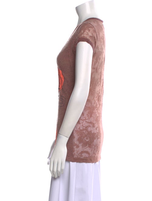 The People Of The Labyrinths Graphic Print Scoop Neck T-Shirt