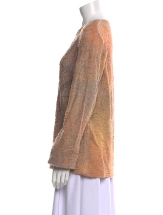 The People Of The Labyrinths Printed Scoop Neck Sweater