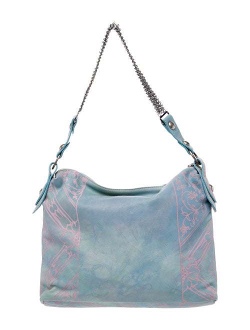 The People Of The Labyrinths Leather Shoulder Bag