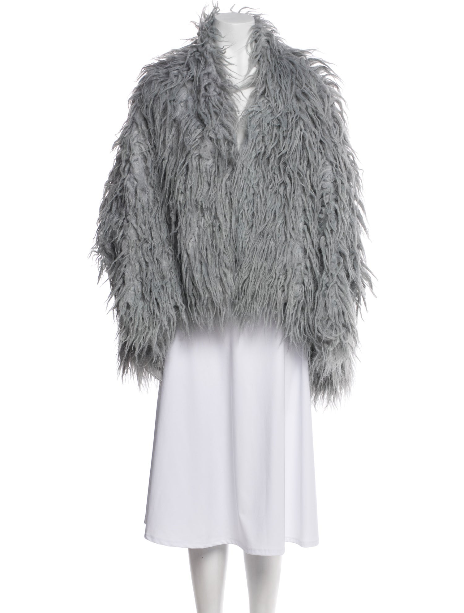 The People Of The Labyrinths Faux Fur Jacket