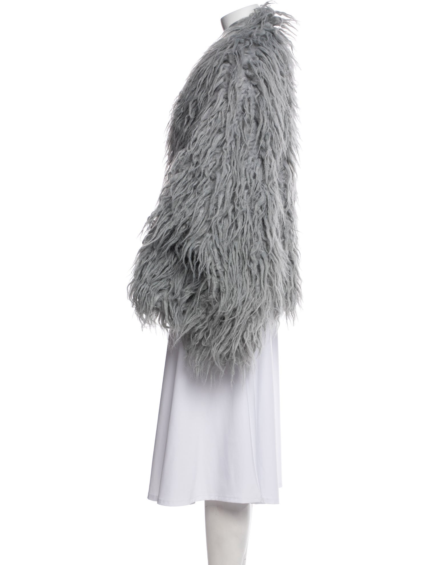 The People Of The Labyrinths Faux Fur Jacket