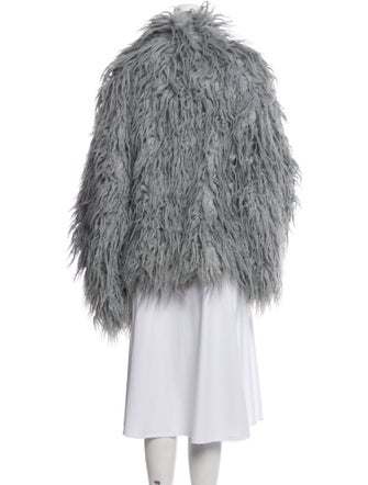 The People Of The Labyrinths Faux Fur Jacket