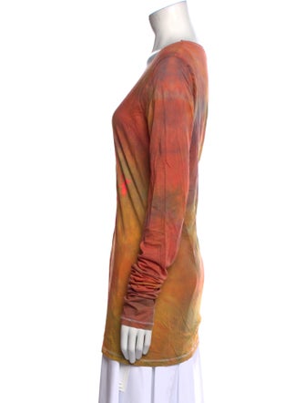 The People Of The Labyrinths Tie-Dye Print Scoop Neck Tunic