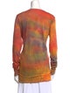The People Of The Labyrinths Tie-Dye Print Scoop Neck Tunic