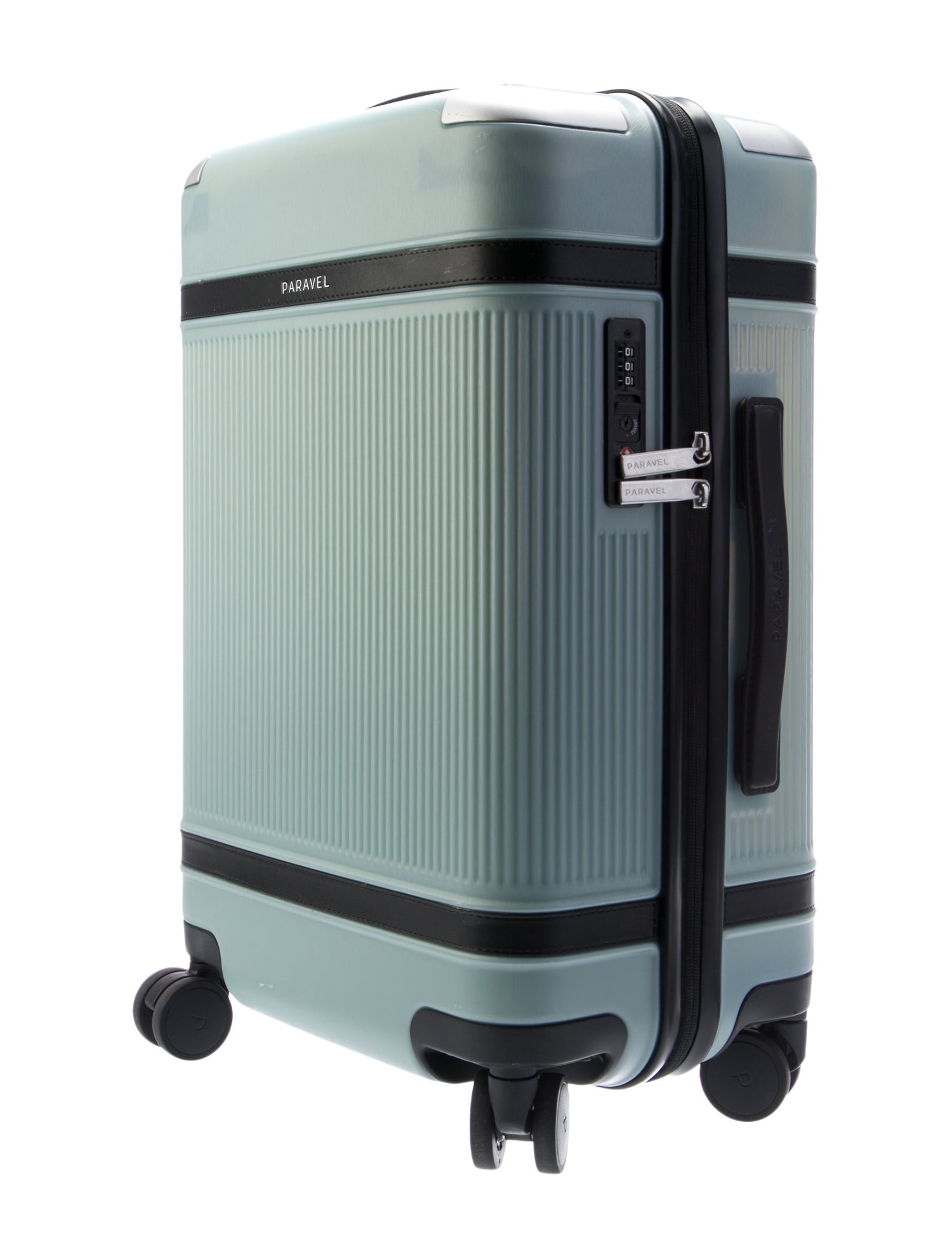 Paravel Leather-Trim Rolling Carry-On