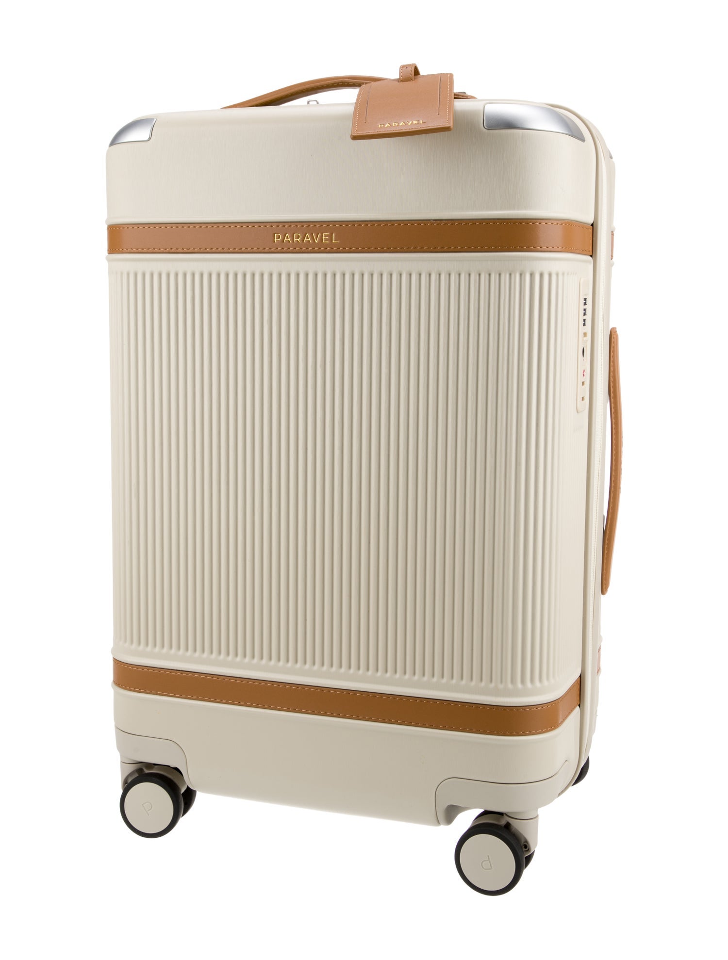 Paravel Leather Trim Plastic Suitcase