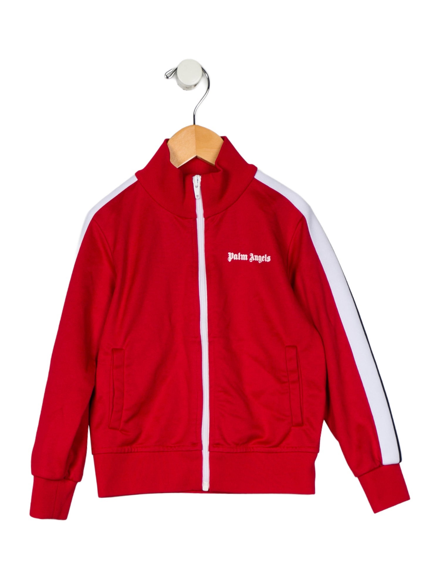 Palm Angels Kids toddler boys' red and white jacket