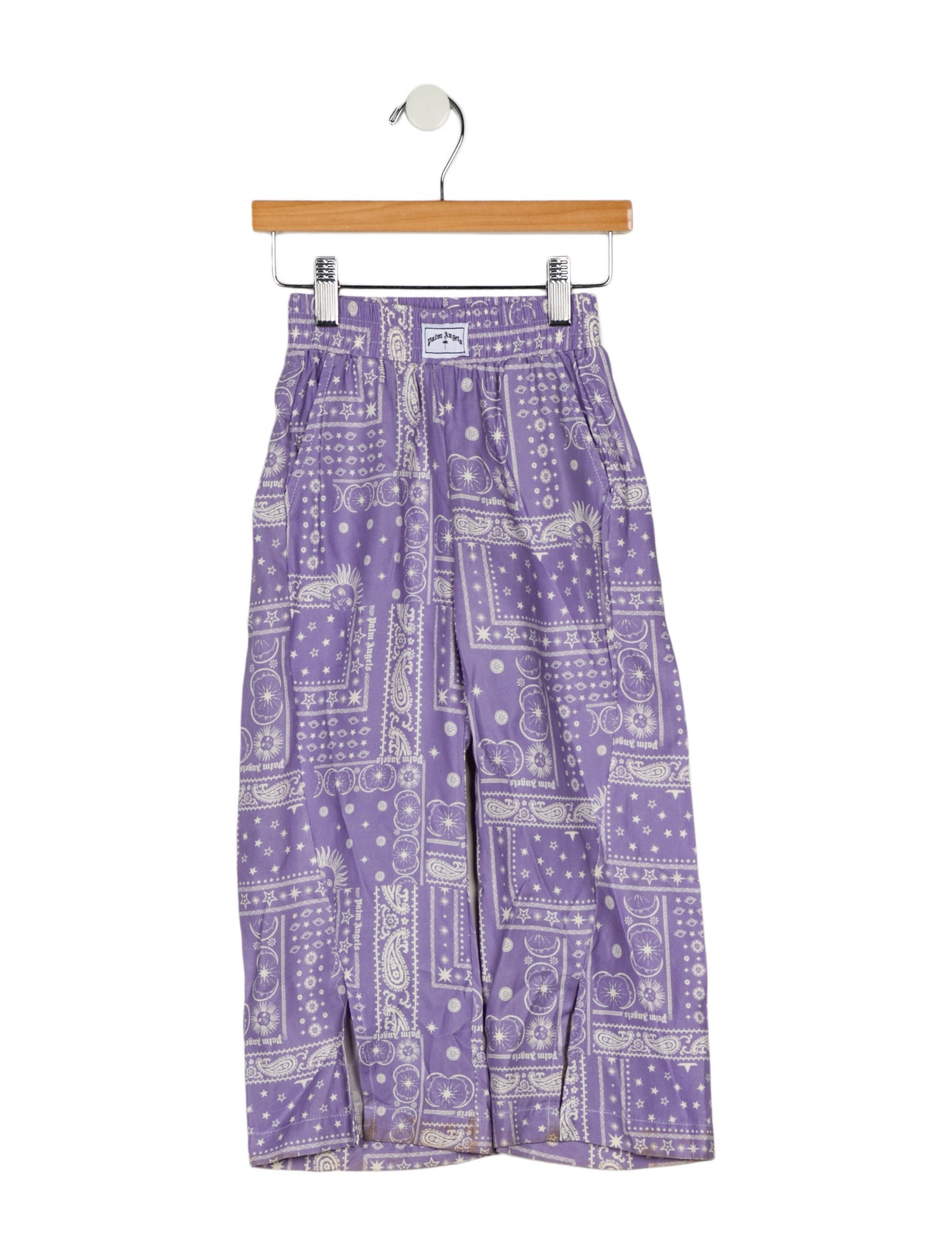 Palm Angels Kids Toddler Girls' Patterned Casual Pants